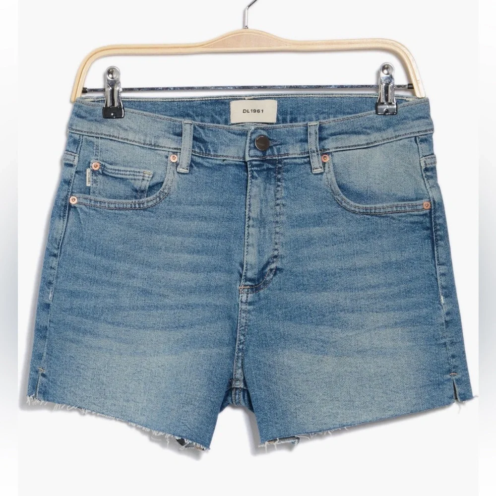 DL1961 Women’s Blue Denim High Waist Marion Short‎ Size 31” - Picture 3 of 10